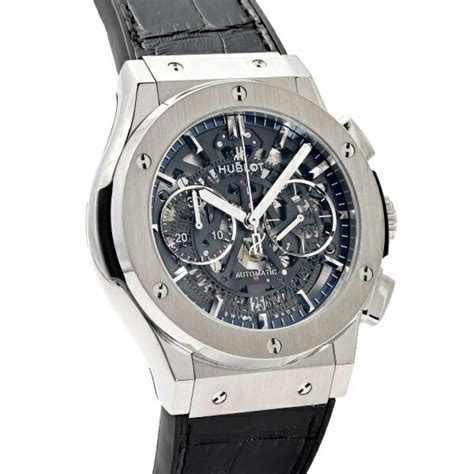 hublot aero chronograph titanium|Hublot geneve chronograph.